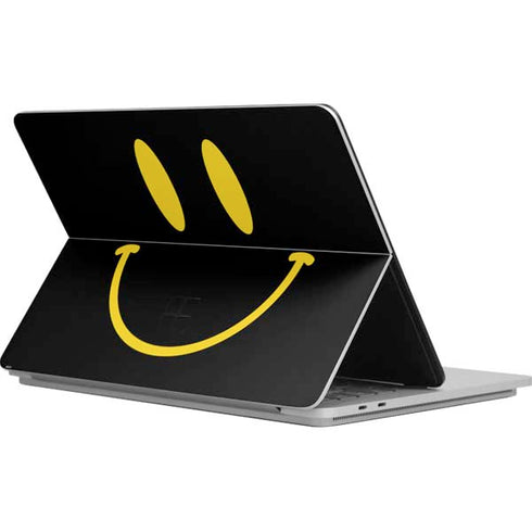 Black Happy Face Surface Laptop Studio Skin
